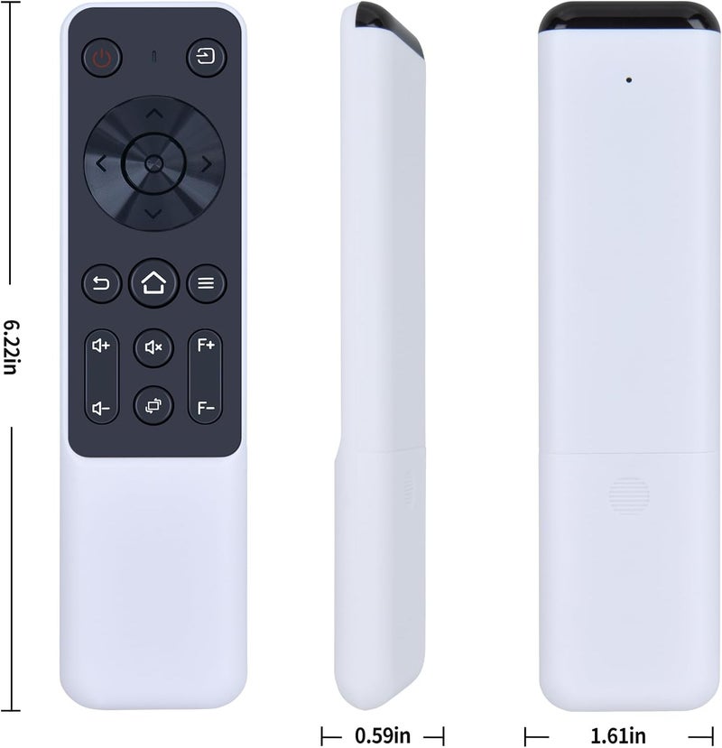 PZL جهاز تحكم عن بعد لجهاز العرض VIZONY RD830 4K FHD، متوافق مع HAPPRUN JQ820، لجهاز FunFlix G1 المحمول الصغير، لجهاز VOPLLS W-25000L، لجهاز VGKE RD828، لجهاز OSENOUS RD-810، لجهاز TOPTRO TR23 - Image 3